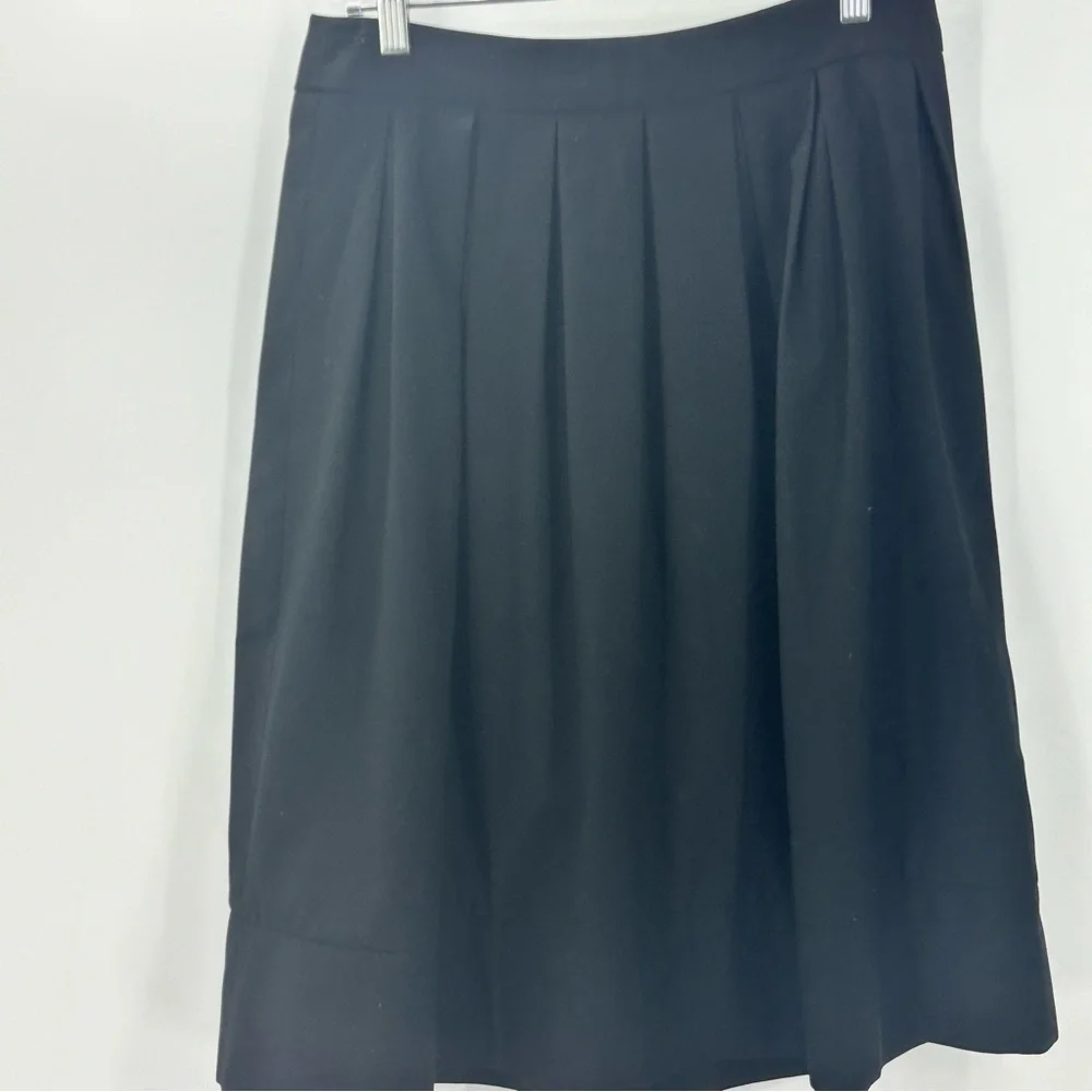 Mossaic Mid Length Calf Length Pleated Skirt Womens 8